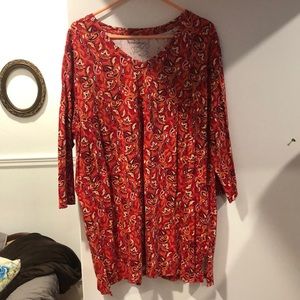 3 for $20!🛍 Red Paisley Tunic